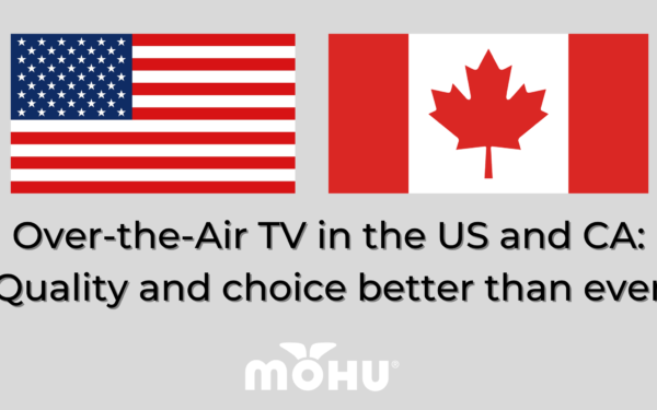 American Flag and Canadian Flag, Over-the-Air TV in the US and CA: Quality and choice better than ever